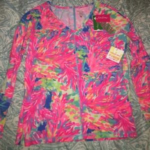NWT!!! Lilly Pulitzer Luxletic long sleeve